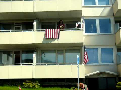 Kjetil Møster on the veranda