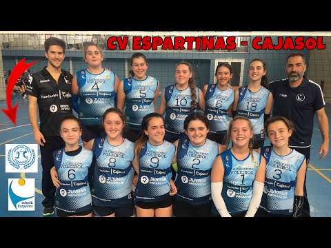 ❎ PARTIDO voleibol INFANTIL femenino  ❎  CV Espartinas - Cajasol Juvasa Voley