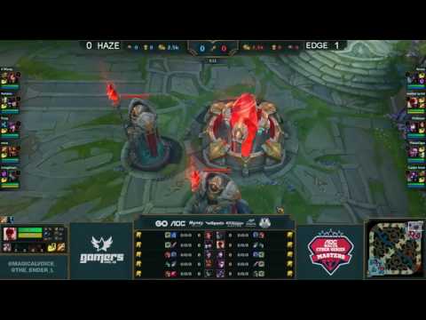 EDGE vs Haze - Game 2 - The AOC Malta Cyber Series: LoL Tournament Semi Finals