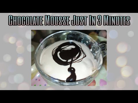 #chocolatemousse #easyrecipe Chocolate Mousse just in 2 minutes | Easy Recipe