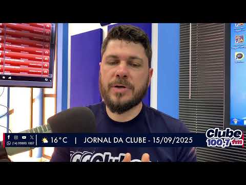 Jornal da Clube - 15/09/25 - Edição da Manhã