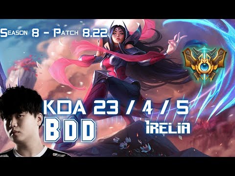 BDD IRELIA vs KARTHUS Top - Patch 8.22 KR Ranked