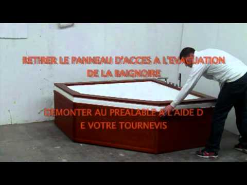 comment installer baignoire d'angle