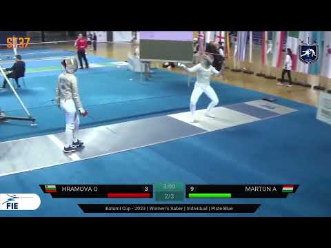 Batumi World Cup 2023 SWS - L64 - Olga Hramova BUL v Anna Marton HUN