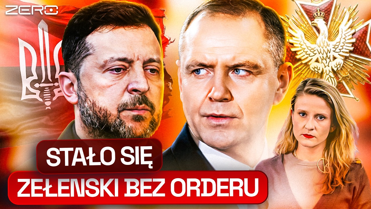 NAWROCKI ODEBRAŁ ZEŁENSKIEMU ORDER ORŁA BIAŁEGO. NIE DLA GLORYFIKACJI UPA
