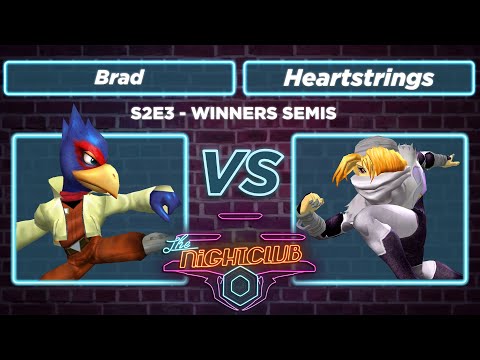 The Nightclub S2E3: Brad (Falco) vs Heartstrings (Sheik) - Winners Semis SSBM