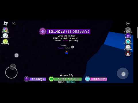 how to go up on the planet in planetoid realm~Grass cutting Incremental