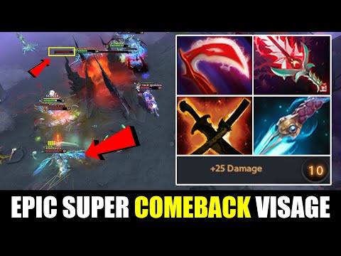 Mid Tier Visage - Physical Build Visage Epic Super Comeback | Dota 2