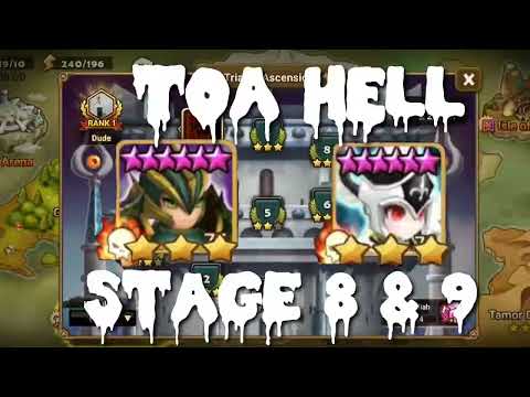 Summoners War : Toa Hell Leo and Akroma Stage ( April-May 2022)