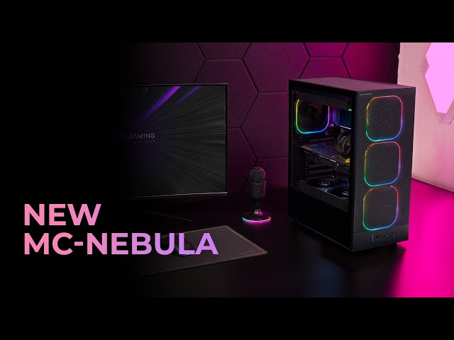 Mars Gaming MC-NEBULA Caixa ATX com 4 Ventoinhas ARGB 120mm e Vidro Temperado Branca video