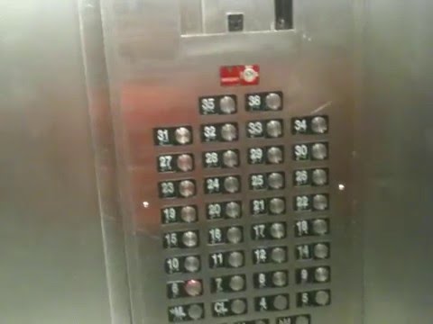 (Old Vid) OTIS Traction Service Elevators @ Westin Harbour Castle South Tower