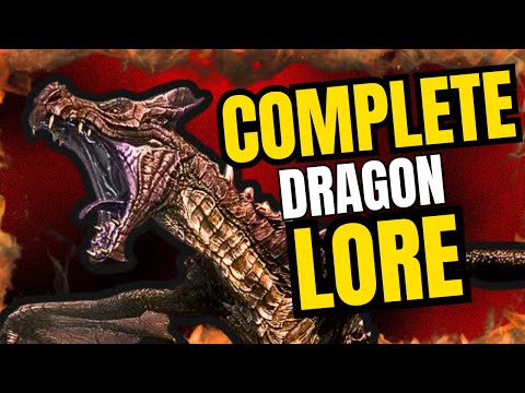 The COMPLETE Lore of Skyrim's Dragons - Elder Scrolls Lore