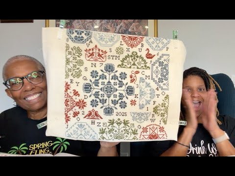 Sunshine Stitchers - Flosstube 339: Essex Needles Retreat & Walking