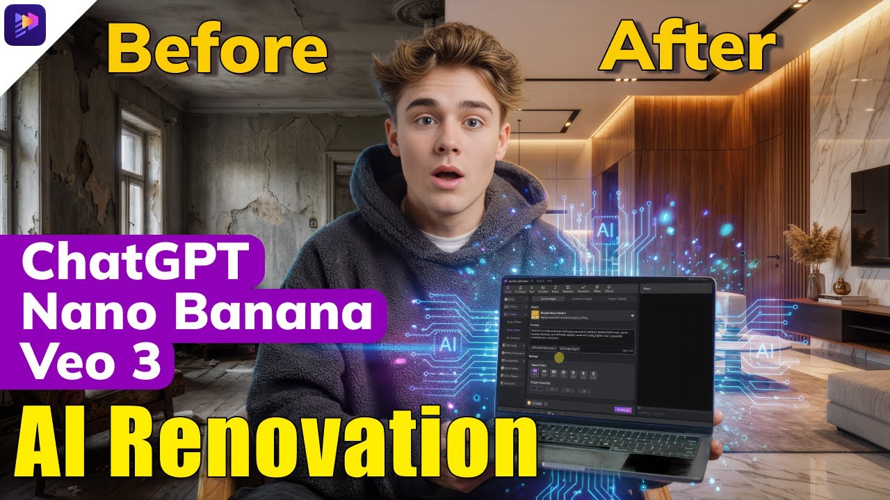 How I Create VIRAL Home Renovation Videos Using ONLY AI! (Full Tutorial)