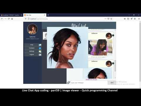 Live chat app | Part05 Javascript basics | Javascript AJAX HTML CSS JSON PHP MYSQL Tutorial