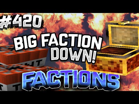 BIGGEST FACTION RAIDED?! | Minecraft FACTIONS #420