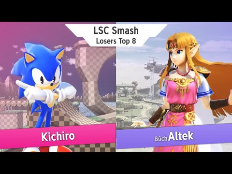 LSC Smash - Kichiro (Sonic) Vs. Bûch | ALtek (Zelda) - Top 8 - Loser R1