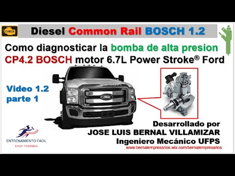 3-Inyección Diésel Common Rail Bomba de alta presión HPFP CP4.2 motor 6.7L PowerStroke® Ford v1.2 p1