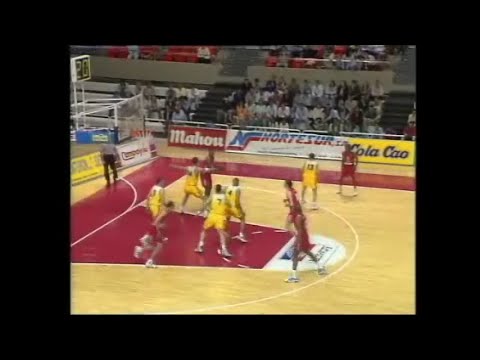 ACB 1995/1996 - 4º Final - 2º Partido - Amway Zaragoza - Estudiantes Argentaria