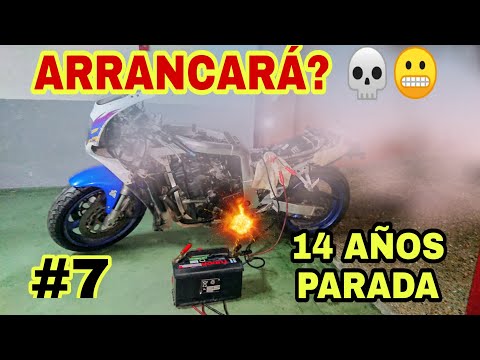 #7 💥ARRANCARÁ después de 14 AÑOS PARADA??😬 SUZUKI GSXR 750💀 Motorcycle Starting Up After Many Years