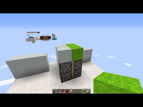 Redstone-Schule Folge 12 - Tutorial - Geheimtür mit Kolben - T-Flip-Flop mit Kolben