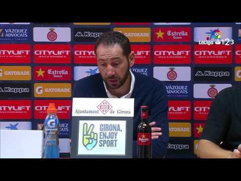Rueda de prensa de Pablo Machín tras el Girona FC vs CD Numancia (3-0)