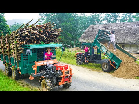 Use Trucks To Transport Sand Go To Sell - Help Villagers Transport Wood To The Lumberyard