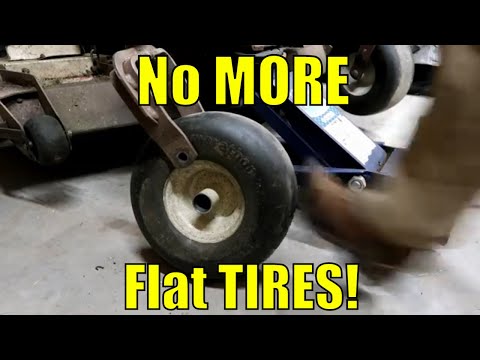 Flat Free Tire for Zero Turn Caster Wheels