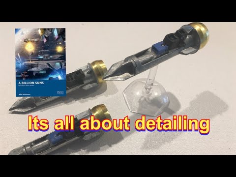 A Billion Suns: Scratch Built Space Fleet Part 2 - Adding some details to your model