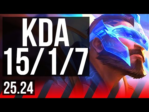 PANTHEON vs SETT (TOP) | 15/1/7, 38K damage | EUW Master | 25.24