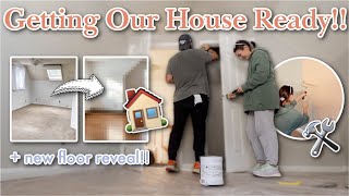 WE BOUGHT A HOUSE IN MAINE! | Move-In Prep, New Floors, Painting, Cleaning | First Time Homeowners