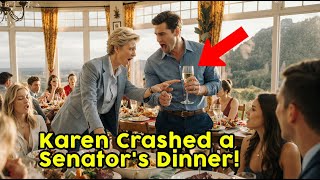 HOA Karen Stormed My Home During Dinner She Had No Idea a Senator Was There#viral #viralvideo #vedio