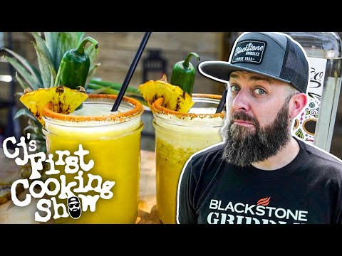 Simple but Spicy  Margarita with Griddled Pineapple | Blackstone Griddle