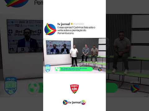 Carlinhos Bala dá opinião POLÊMICA sobre Campeonato Pernambucano