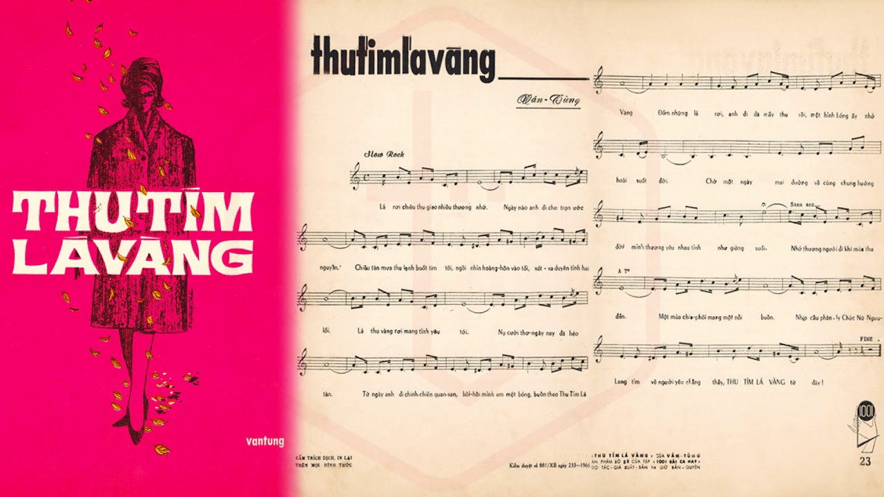 Tờ Nhạc Xưa Trước 1975