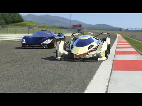Lamborghini V12 Vision GT vs SSC Tuatara at Fuji Speedway GP Short