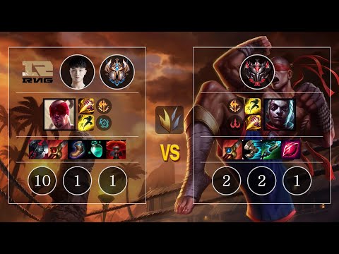 RNG XLB Lee Sin vs Ekko Jungle - KR Challenger Patch 10.10