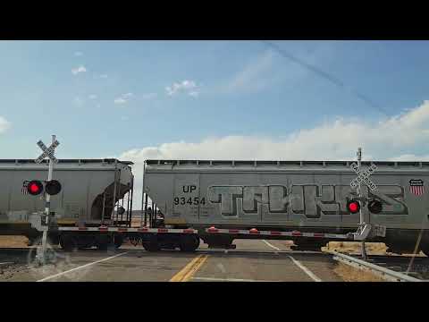 UP Grain train with Ferromex and KCS in Pastura,  NM
