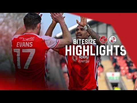 FC Fleetwood Town 1-0 FC Crawley Town 