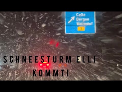 Schneesturm „Elli“ kommt - 15 bis 20cm Neuschnee + Schneeverwehungen