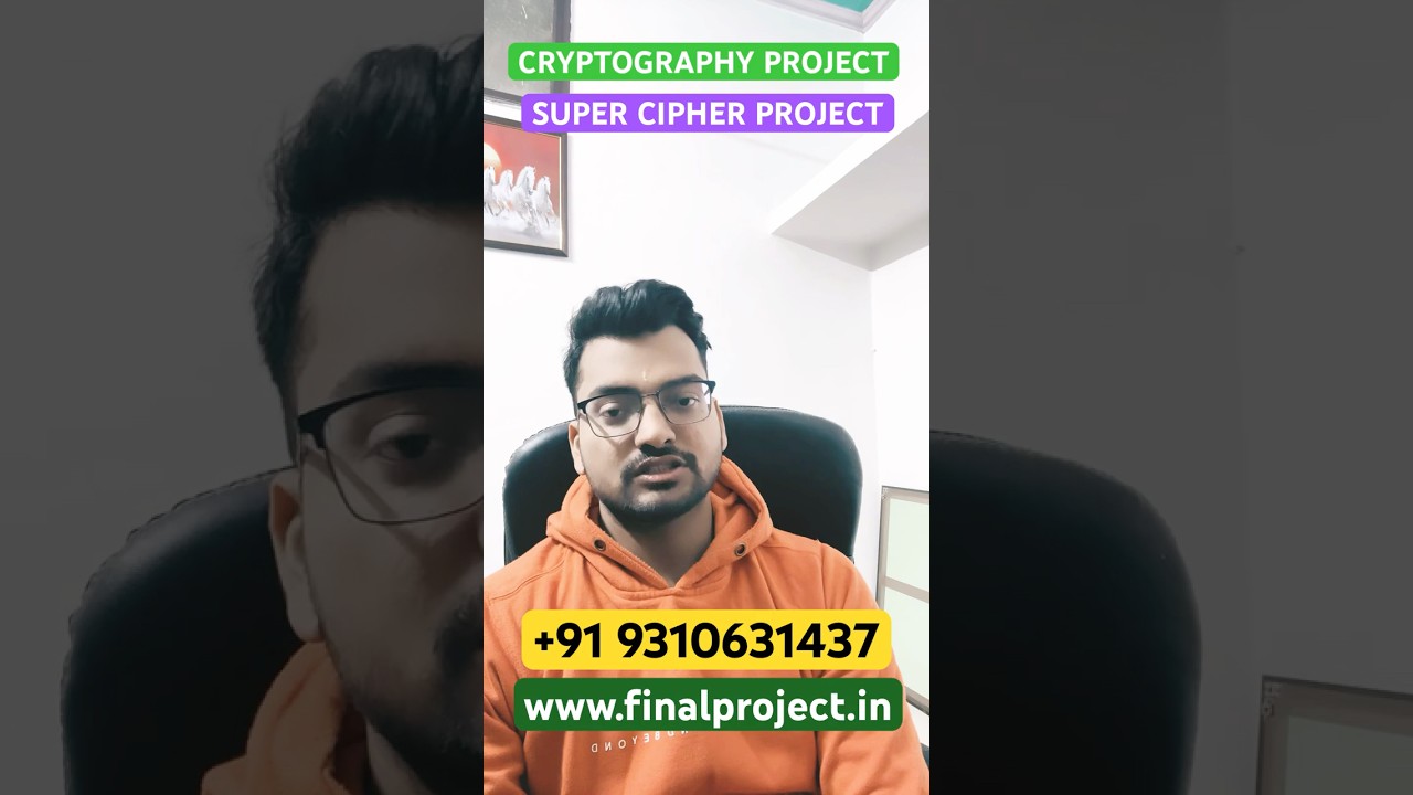 Advanced Cryptography Project With Code and Documents #cryptography project