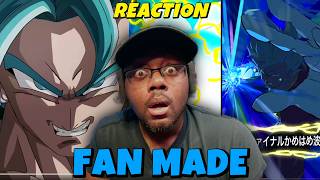 VEGITO BLUE FAN MADE ANIMATIONS REACTION!!!