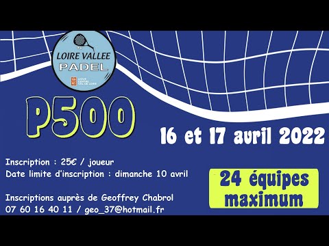 Open Loire Vallée P500 -  Finale - Finale : Maigret / Hanouna vs Garcia / Boutel