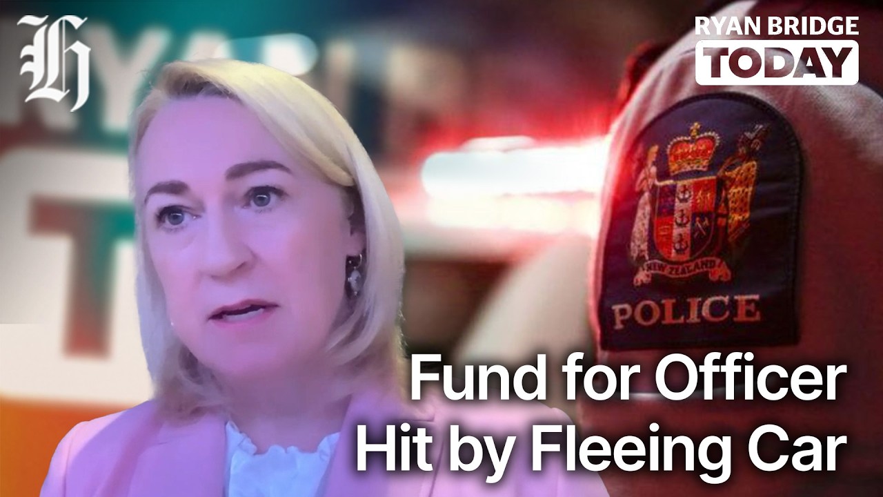 'Look after those who look after us': $60k raised for critically injured cop | Ryan Bridge TODAY