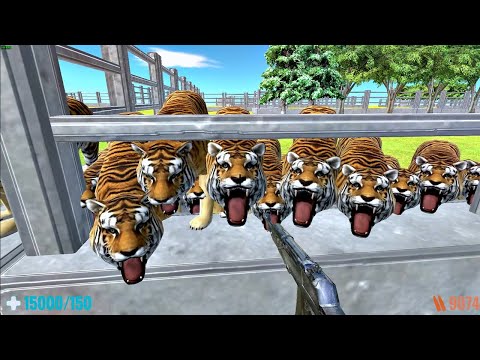 Survive in Zoo with Vicious Animals. FPS Perspective! Animal Revolt Battle Simulator