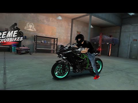 Xtreme Motorbikes Gameplay walkthrough Kawasaki Ninja H2R Bike