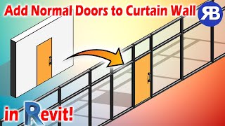 Revit Snippet: Add Normal Basic Doors to Curtain Walls
