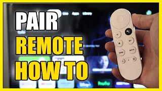 How to PAIR Remote from Bluetooth Button on Chromecast with Google TV (Easy Tutorial)