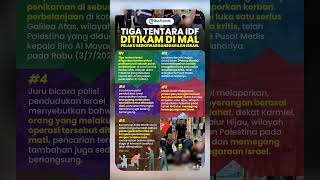 Nasih Nahas 3 Tentara IDF Jadi Korban Penikaman di Mal, Identitas Pelaku Langsung Diungkap Aparat