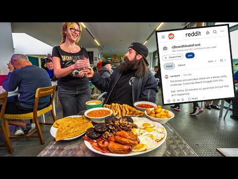 REDDIT SAID EVEN I COULDN'T BEAT THIS BREAKFAST CHALLENGE! | BeardMeatsFood